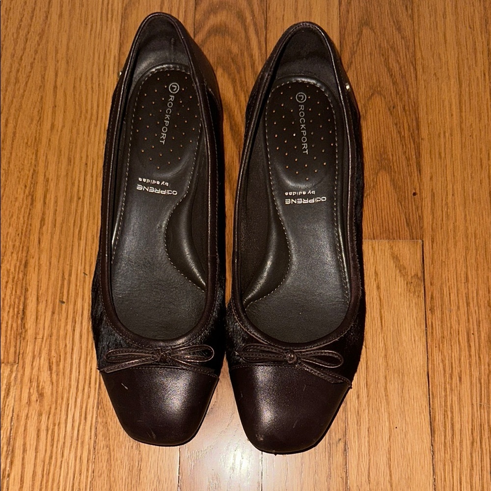 Rockport Brown Leather Loafers Flats